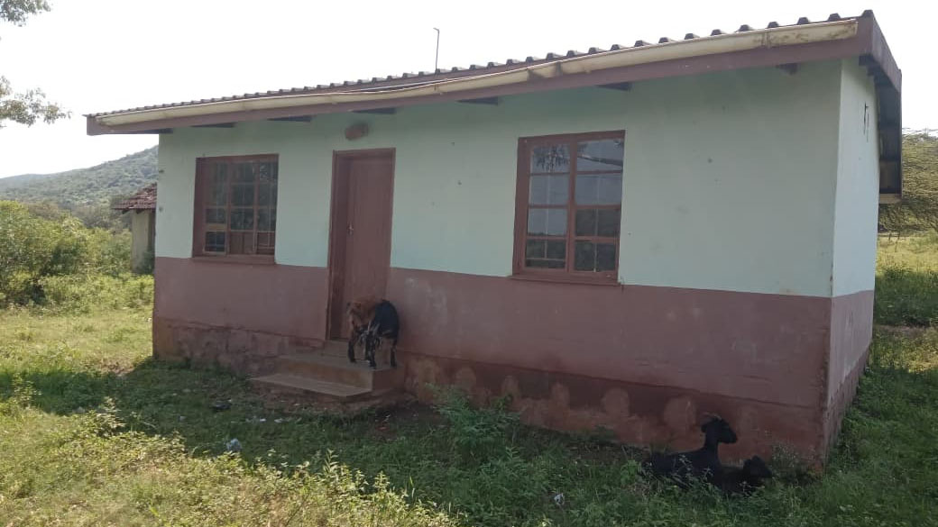 One of the abandoned government houses belonging to the Ministry of Agriculture, which is led by Minister Mandla Tshawuka. 